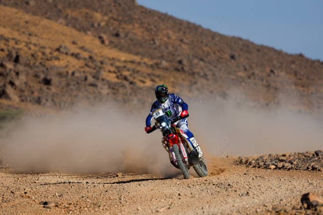 W2RC - RALLYE DU MAROC 2026 69 BRUNO Crivilin (bra), Monster Energy Honda HRC, Honda 450 Rally Factory Replica, FIM W2RC, Rally 2, action, during the Stage 5 of the Rallye du Maroc 2026, 4th round of the 2026 WR2C Championship from October 3, 2026 around Zagora, Morocco - AgadirMorocco Copyright: xFREDERICxLExFLOCxHx