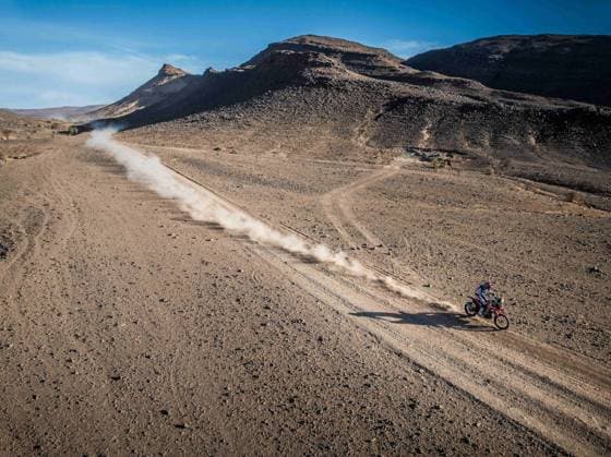 W2RC - RALLYE DU MAROC 2026 42 VAN BEVEREN Adrien (fra), Monster Energy Honda HRC, Honda CRF 450, FIM W2RC, Rally GP, action, during the Stage 5 of the Rallye du Maroc 2026, 4th round of the 2026 WR2C Championship from October 3, 2026 around Zagora, Morocco - AgadirMorocco  Copyright: xFREDERICxLExFLOCxHx