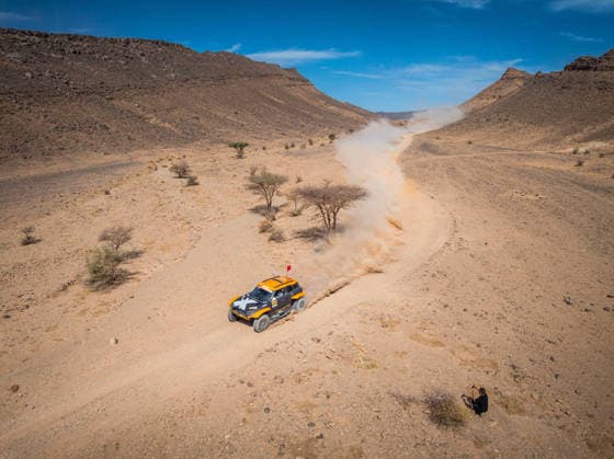 W2RC - RALLYE DU MAROC 2026 222 DE MEVIUS Guillaume (bel), BAUMEL Mathieu (fra), X-Raid Mini JCW 3.0i, X-Raid Team, FIA W2RC, ULT T1+, action, during the Stage 5 of the Rallye du Maroc 2026, 4th round of the 2026 WR2C Championship from October 3, 2026 around Zagora, Morocco - AgadirMorocco Copyright: xFREDERICxLExFLOCxHx