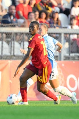 SOCCER - Women s Serie A - AS Roma vs. SS Lazio Women Photo by IPA ABACAPRESS.COM89264627 - AS Roma s Shukurat Oladipo during the 2026–2027 Serie A Women s Athora Italian Football Championship match between AS Roma Women and SS Lazio Women at Tre Fontane Stadium on October 3, 2026. Rome Italy Copyright: xIPAxSport ABACAx