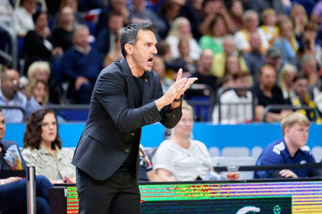 Jesus Ramirez, Bamberg Baskets, Head Coach, GER, ALBA Berlin vs. BMA 365 Bamberg Baskets, Men s Basketball, easy Credit BBL, 2026–27 Season, Matchday 4, October 3, 2026, GER, ALBA Berlin vs. BMA 365 Bamberg Baskets, Men s Basketball, easyCredit BBL, 2026–27 Season, Matchday 4, October 3, 2026, Berlin Copyright: xClaudiusxRauch,xEibner-Pressefotox xClaudiusxRauchx EP_CRH