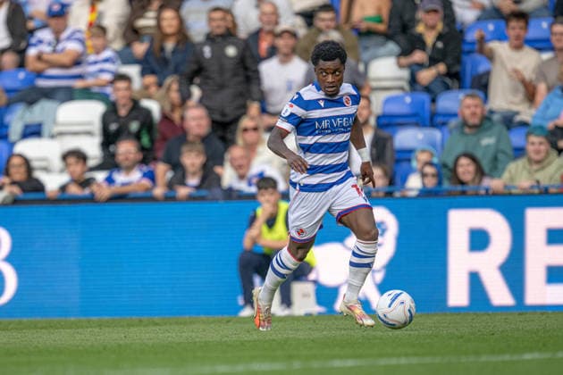 Reading v Bradford City, EFL Sky Bet League 1 Daniel Kyerewaa of Reading FC during the EFL Sky Bet League 1 match between Reading and Bradford City at the Select Car Leasing Stadium, Reading, UK on 3 October 2026. Reading Select Car Leasing Stadium Berkshire UK Editorial use only DataCo restrictions apply See www.football-dataco.com , Copyright: xStevexBaileyx PSI-24965-0106