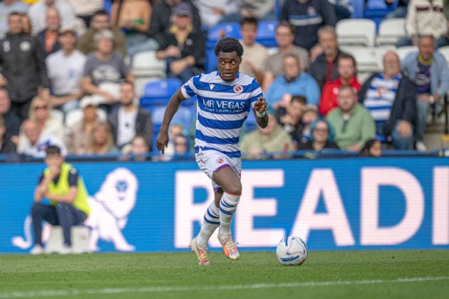 Reading v Bradford City, EFL Sky Bet League 1 Daniel Kyerewaa of Reading FC during the EFL Sky Bet League 1 match between Reading and Bradford City at the Select Car Leasing Stadium, Reading, UK on 3 October 2026. Reading Select Car Leasing Stadium Berkshire UK Editorial use only DataCo restrictions apply See www.football-dataco.com , Copyright: xStevexBaileyx PSI-24965-0107