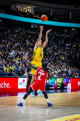 Basketball Berlin, October 3, 2026; 2026–2027 Season; EasyCredit BBL 1 Bundesliga Men s Division; Alba Berlin, BMA365; Bamberg Baskets; Joe Wieskamp (Alba Berlin, No. 11); Jordan Jones (Bamberg, No. 04)