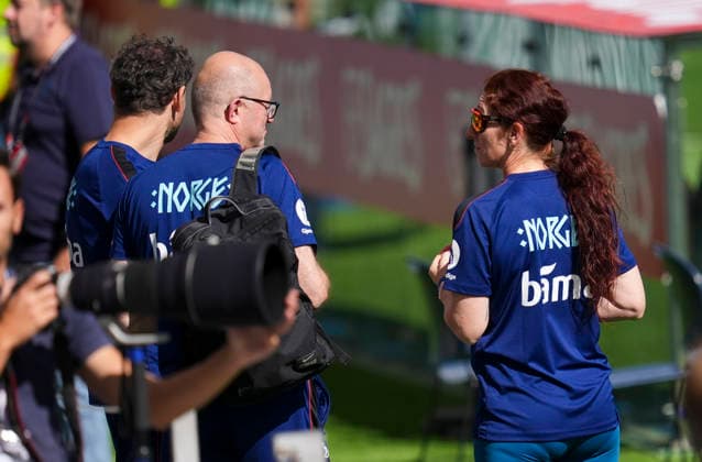 Soccer, Nations League Portugal vs. Norway, Nations League Porto, Portugal 20261003 Norway s Lise Klaveness during training at Estadio do Dragao on the day of the match against Portugal. Photo: Lise Aserud, NTB, Porto, Portugal. EDITORIAL USE ONLY. RESTRICTED USE FOR BETTING COMPANIES  Copyright: xLisexAserudx xNTBx