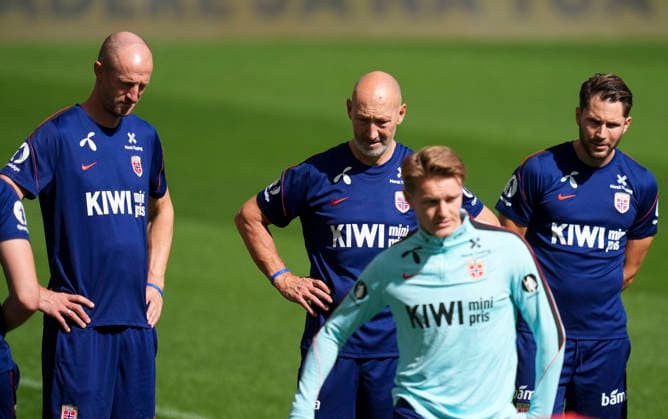 Soccer, Nations League: Portugal vs. Norway; Nations League: Porto, Portugal, October 3, 2026. Norway s Martin Odegaard during training at Estádio do Dragão the day before the match against Portugal. Photo by Lise Aserud, NTB, Porto, Portugal. EDITORIAL USE ONLY. RESTRICTED USE FOR BETTING COMPANIES.  Copyright: xLisexAserudx xNTBx