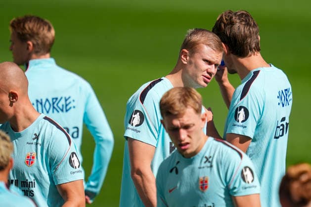 Soccer, Nations League Portugal vs. Norway, Nations League Porto, Portugal 20261003 Norway s Erling Braut Haaland during training at Estadio do Dragão on the day of the match against Portugal. Photo: Lise Aserud, NTB, Porto, Portugal. EDITORIAL USE ONLY. RESTRICTED USE FOR BETTING COMPANIES.  Copyright: xLisexAserudx xNTBx