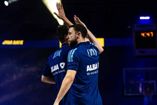 Jordan Ford, October 3, 2026, Alba Berlin vs. Bamberg Baskets, Basketball, BBL, Uber Arena, Berlin. DFL regulations prohibit any use of photographs as image sequences and or quasi-video. Copyright: HMBxMedia xFinnxWeidmann