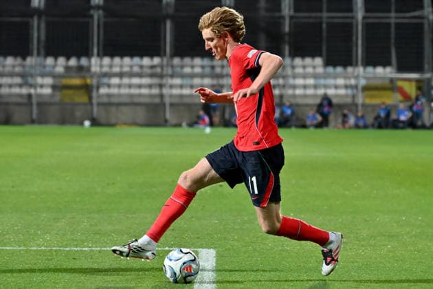 RIJEKA, CROATIA - OCTOBER 03: Anthony Gordon of England during the UEFA Nations League, League A Group A3, match between Croatia and England at Stadion Rujevica, Rijeka on October 03, 2026 in Rijeka, Croatia. (Photo by Igor Kupljenik Sports Press Photo). Copyright: xIgorxKupljenikx xSPPx Sportspressphoto_SPR244608
