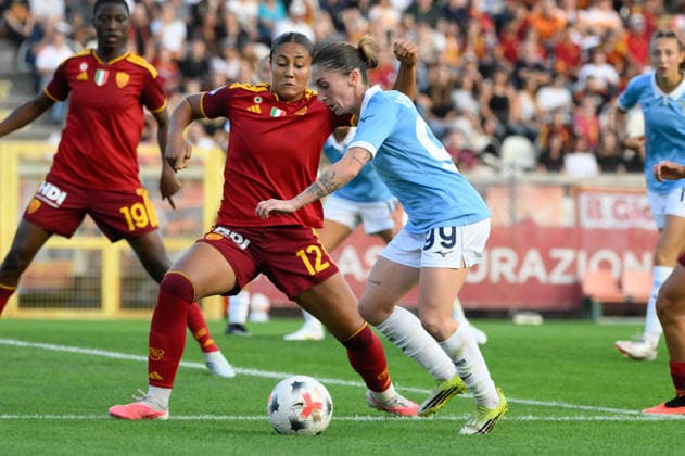 IPA89265762 - Noemi Visentin of Lazio Women during the Italian Women’s Serie A Athora 2026 2027 match between AS Roma Women and SS Lazio Women at the Tre Fontane Stadium on October 3, 2026.  Copyright: xFabrizioxCorradetti IPAxSportx xx IPA89265762