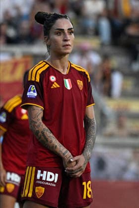 IPA89265731 - Martina Piemonte of A.S. Roma Femminile during the Serie A Women s match between A.S. Roma Femminile and Lazio Women at Tre Fontane Stadium in Rome on October 3, 2026. Copyright: xMarioxQuartapelle IPAxSportx xx IPA89265731