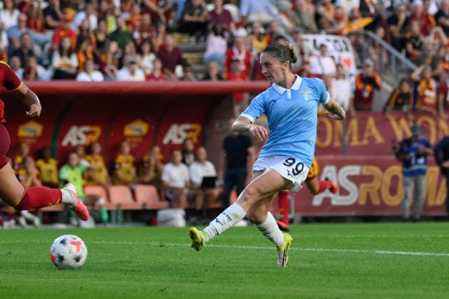 IPA89265734 - Lazio Women s Noemi Visentin during the Italian Women s Serie A Athora 2026 2027 match between AS Roma Women and SS Lazio Women at the Tre Fontane Stadium on October 3, 2026. Copyright: xFabrizioxCorradetti IPAxSportx xx IPA89265734