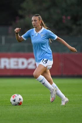 IPA89265747 - Martina Zanoli of Lazio Women during the Italian Women’s Serie A Athora 2026 2027 match between AS Roma Women and SS Lazio Women at the Tre Fontane Stadium on October 3, 2026. Copyright: xFabrizioxCorradetti IPAxSportx xx IPA89265747