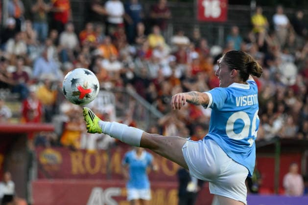 IPA89265766 - Lazio Women s Noemi Visentin during the Italian Women s Serie A Athora 2026 2027 match between AS Roma Women and SS Lazio Women at the Tre Fontane Stadium on October 3, 2026.  Copyright: xFabrizioxCorradetti IPAxSportx xx IPA89265766