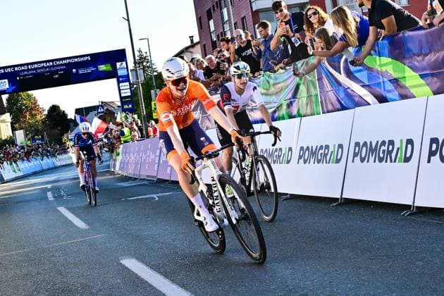 UEC 2026 Road European Championships Ljubljana 03 10 2026 LJUBLJANA, SLOVENIA - OCTOBER 03 : Pieterse Puck (NED) of Fenix-Premier Tech during the Women Elite cycling road race of the 2026 UEC Road European Championships Ljubljana. An UCI Continental Championships cycling race of 130 km with start in Ljubljana and finish in Sencur on October 3, 2026 in Ljubljana, Slovenia, 03 10 2026 Ljubljana Slovenia  Copyright: xJanxDexMeuleneirx