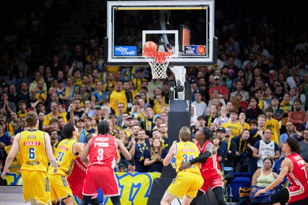 The Shots Aren t Falling, Alba Berlin, GER, ALBA Berlin vs. BMA 365 Bamberg Baskets, Men s Basketball, easy Credit BBL, 2026–27 Season, Matchday 4, October 3, 2026, GER, ALBA Berlin vs. BMA 365 Bamberg Baskets, Men s Basketball, easyCredit BBL, 2026–27 Season, Matchday 4, October 3, 2026, Berlin Copyright: xClaudiusxRauch,xEibner-Pressefotox xClaudiusxRauchx EP_CRH