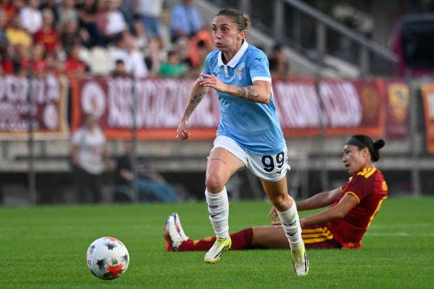 IPA89266061 - Noemi Visentin of S.S. Lazio during the Serie A Women s match between A.S. Roma Femminile and Lazio Women at Tre Fontane Stadium in Rome on October 3, 2026.  Copyright: xMarioxQuartapelle IPAxSportx xx IPA89266061