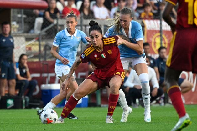 IPA89266051 - Martina Piemonte of A.S. Roma Femminile during the Serie A Women s match between A.S. Roma Femminile and Lazio Women at Tre Fontane Stadium in Rome on October 3, 2026. Copyright: xMarioxQuartapelle IPAxSportx xx IPA89266051