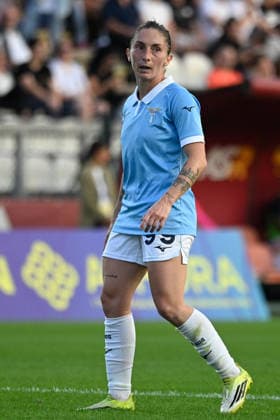 IPA89266052 - Noemi Visentin of S.S. Lazio during the Serie A Women s match between A.S. Roma Femminile and Lazio Women at Tre Fontane Stadium in Rome on October 3, 2026.  Copyright: xMarioxQuartapelle IPAxSportx xx IPA89266052