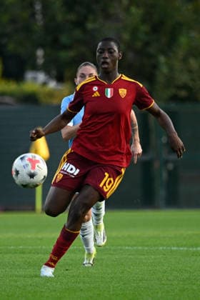IPA89266069 - Shukurat Damilola Oladipo of A.S. Roma Femminile during the Serie A Women s match between A.S. Roma Femminile and Lazio Women at Tre Fontane Stadium in Rome on October 3, 2026.  Copyright: xMarioxQuartapelle IPAxSportx xx IPA89266069
