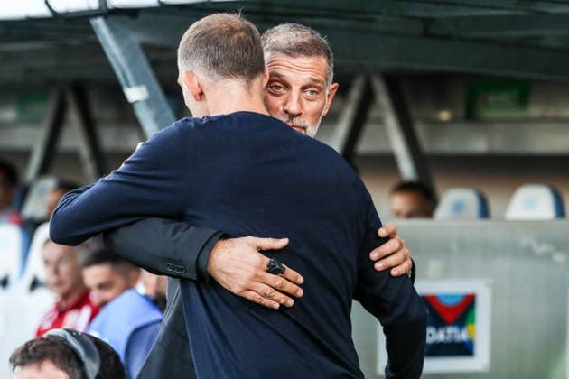 Rijeka 03.10.2026. PIlka nozna UEFA Liga Narodow sezon 2026 2027 kolejka 3 mecz: Chorwacja - Anglia --- Football UEFA Nations League season 2026 2027 round 3 match: Croatia - England nz Slaven Bilic Fot. Kacper Staniec NEWSPIX.PL --- newspix.pl POLAND OUT!