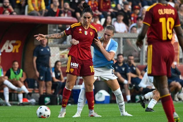 IPA89266072 - Martina Piemonte of A.S. Roma Femminile during the Serie A Women s match between A.S. Roma Femminile and Lazio Women at Tre Fontane Stadium in Rome on October 3, 2026. Copyright: xMarioxQuartapelle IPAxSportx xx IPA89266072