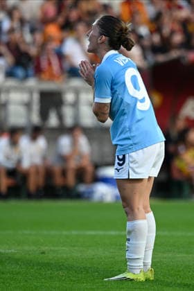 IPA89266075 - Noemi Visentin of S.S. Lazio during the Serie A Women s match between A.S. Roma Femminile and Lazio Women at Tre Fontane Stadium in Rome on October 3, 2026.  Copyright: xMarioxQuartapelle IPAxSportx xx IPA89266075