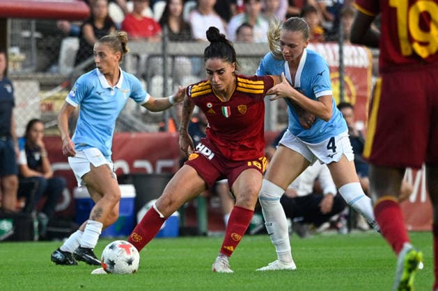 IPA89266076 - Martina Piemonte of A.S. Roma Femminile during the Serie A Women s match between A.S. Roma Femminile and Lazio Women at Tre Fontane Stadium in Rome on October 3, 2026. Copyright: xMarioxQuartapelle IPAxSportx xx IPA89266076