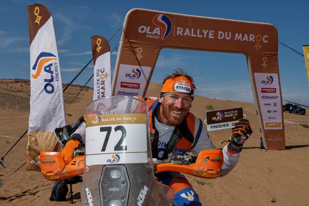 W2RC - RALLYE DU MAROC 2026 72 BROZ Jiri (cze), BAS World KTM Team, KTM 450 Rally Factory, FIM W2RC, Rally 2 V, action Finisher podium, portrait during the Stage 5 of the Rallye du Maroc 2026, 4th round of the 2026 WR2C Championship from October 3, 2026 around Zagora, Morocco - AgadirMorocco Copyright: xPauloxMariax