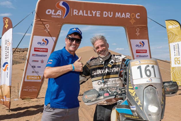 W2RC - RALLYE DU MAROC 2026 161 ALAN Eduardo (arg), Xraids Experience, KTM 450 Rally Factory Replica, FIM W2RC, Rally 3, action Finisher podium, portrait during the Stage 5 of the Rallye du Maroc 2026, 4th round of the 2026 WR2C Championship from October 3, 2026 around Zagora, Morocco - AgadirMorocco  Copyright: xPauloxMariax
