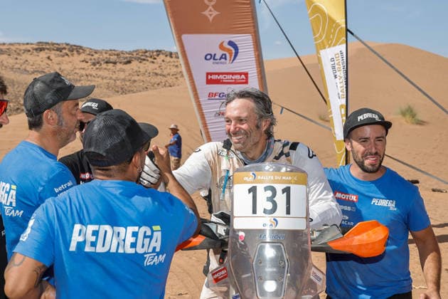 W2RC - RALLYE DU MAROC 2026 131 ZOPPAS Matteo (ita), PedregÃ Racing Team, GasGas 450 Rally Factory Replica, FIM W2RC, Rally 2 V, action Finisher podium, portrait during the Stage 5 of the Rallye du Maroc 2026, 4th round of the 2026 WR2C Championship from October 3, 2026 around Zagora, Morocco - AgadirMorocco  Copyright: xPauloxMariax