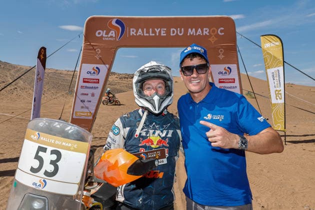 W2RC - RALLYE DU MAROC 2026 53 IGLESIAS Ricardo (esp), PedregÃ Racing Team, KTM 450 Rally Factory Replica, FIM W2RC, Rally 2 V, action Finisher podium, portrait during the Stage 5 of the Rallye du Maroc 2026, 4th round of the 2026 WR2C Championship from October 3, 2026 around Zagora, Morocco - AgadirMorocco  Copyright: xPauloxMariax