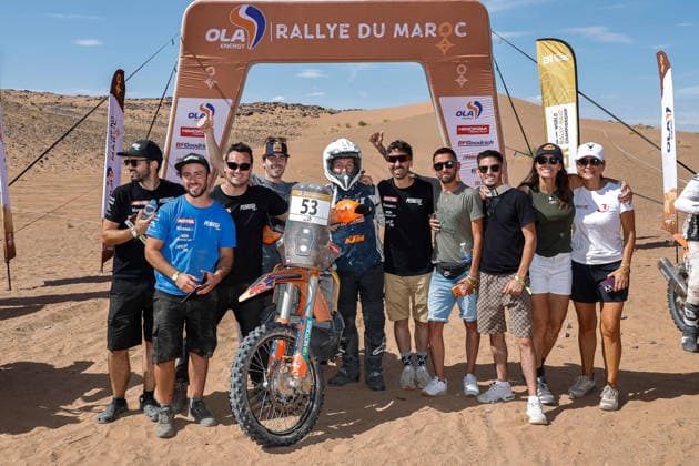 W2RC - RALLYE DU MAROC 2026 53 IGLESIAS Ricardo (esp), PedregÃ Racing Team, KTM 450 Rally Factory Replica, FIM W2RC, Rally 2 V, action Finisher podium, portrait during the Stage 5 of the Rallye du Maroc 2026, 4th round of the 2026 WR2C Championship from October 3, 2026 around Zagora, Morocco - AgadirMorocco  Copyright: xPauloxMariax
