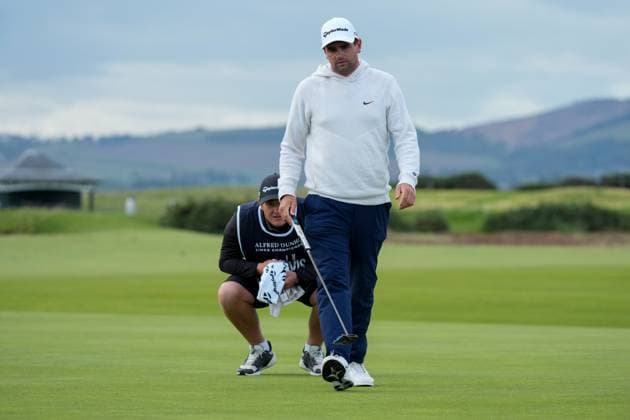 Casey Jarvis on the 9th green Alfred Dunhill Links Championship, Golf, Round 3, Old Course St Andrews, Scotland, UK, Scotland, UK - 03 Oct 2026 Scotland United Kingdom  Copyright: xStuartxWallace Shutterstockx 17184163ag