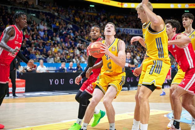 Justin Bean ALBA BERLIN, 34, GER, ALBA Berlin vs. BMA 365 Bamberg Baskets, Men s Basketball, easy Credit BBL, 2026–27 Season, Matchday 4, October 3, 2026 GER, ALBA Berlin vs. BMA 365 Bamberg Baskets, Men s Basketball, easyCredit BBL, 2026–27 Season, Matchday 4, October 3, 2026 Berlin Copyright: xClaudiusxRauch,xEibner-Pressefotox xClaudiusxRauchx EP_CRH
