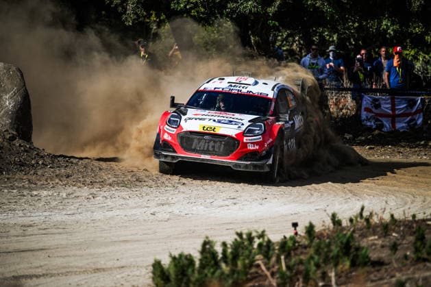 IPA89266994 - ,Driver M?rti?ö Sesks and Co-Driver Ren?rs Francis of the M Ford World Rally Team, driving a Ford Puma Rally1, faced their third day of racing during the FIA World Rally Championship WRC, Motorsport Rallye, WM Rally Italia Sardegna 2026 on October 3 in Alghero, Sardinia, Italy  Copyright: xLucaxBarsali IPAxSportx xx IPA89266994
