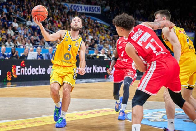 Jordan Ford ALBA BERLIN, 03, GER, ALBA Berlin vs. BMA 365 Bamberg Baskets, Men s Basketball, easy Credit BBL, 2026–27 Season, Matchday 4, October 3, 2026, GER, ALBA Berlin vs. BMA 365 Bamberg Baskets, Men s Basketball, easy Credit BBL, 2026–27 Season, Matchday 4, October 3, 2026, Berlin Copyright: xClaudiusxRauch,xEibner-Pressefotox xClaudiusxRauchx EP_CRH