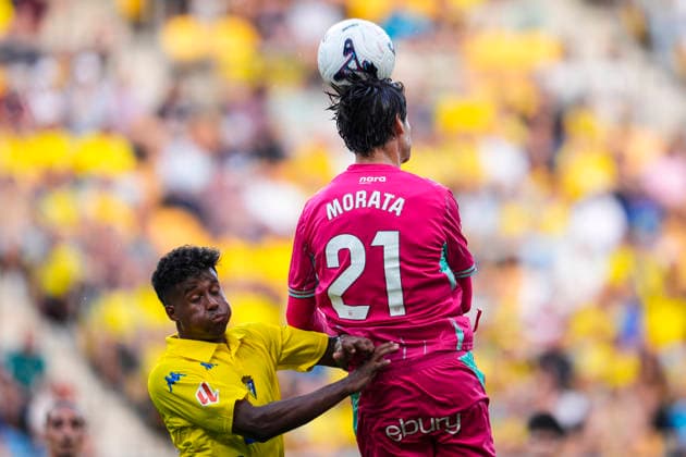October 3, 2026, Cadiz, Cadiz, Spain: Alvaro Morata of CD Leganes in action during the Spanish league, LaLiga Hypermotion, football match played between Cadiz CF and CD Leganes at JP Financial stadium on October 3, 2026, in Cadiz, Spain. Cadiz Spain - ZUMAa181 20261003_zaa_a181_049 Copyright: xJoaquinxCorcherox