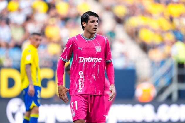 October 3, 2026, Cadiz, Cadiz, Spain: Alvaro Morata of CD Leganes looks on during the Spanish league, LaLiga Hypermotion, football match played between Cadiz CF and CD Leganes at JP Financial stadium on October 3, 2026, in Cadiz, Spain. Cadiz Spain - ZUMAa181 20261003_zaa_a181_052 Copyright: xJoaquinxCorcherox