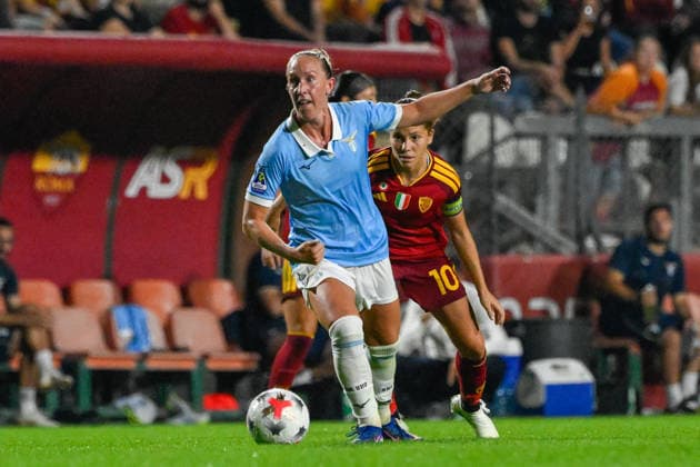 SOCCER - Women s Serie A - AS Roma vs. SS Lazio Women Photo by IPA ABACAPRESS.COM89266845 - Julia Roddar of Lazio Women during the Italian Women s Serie A Athora 2026 2027 match between AS Roma Women and SS Lazio Women at the Tre Fontane Stadium on October 3, 2026. Rome Italy Copyright: xIPAxSport ABACAx