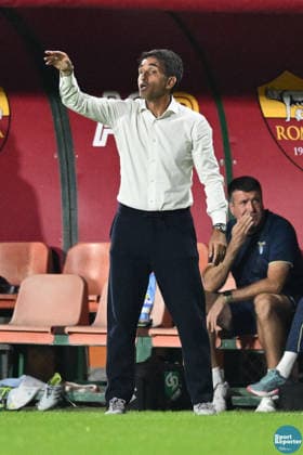 SOCCER - Women s Serie A - AS Roma vs. SS Lazio Women Photo by IPA ABACAPRESS.COM89267008 - Gianluca Grassadonia, coach of S.S. Lazio, during the Serie A Women s league match between Roma and Lazio—AS Roma vs. S.S. Lazio Women—an Italian Serie A Women s soccer match in Rome, Italy, on October 3, 2026 Rome Italy Copyright: xIPAxSport ABACAx