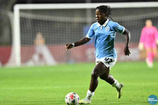 SOCCER - Women s Serie A - AS Roma vs. SS Lazio Women Photo by IPA ABACAPRESS.COM89267004 - Nina Soufiya Ngueleu of S.S. Lazio during the Serie A Women s league match between Roma and Lazio, AS Roma vs. S.S. Lazio Women, Italian Serie A Women s soccer match in Rome, Italy, October 3, 2026 Rome Italy Copyright: xIPAxSport ABACAx