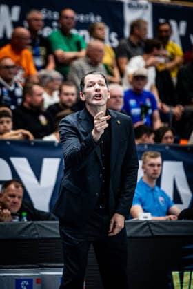 BB 1BL Men s Syntainics MBC vs. Ratiopharm Ulm (Ty Harrelson) during the 2026–2027 season in the 1 EasyCredit Bundesliga on Matchday 4 between Syntainics MBC and Ratiopharm Ulm at the Stadthalle Weissenfels on October 3, 2026, in Weissenfels, Saxony-Anhalt, Germany