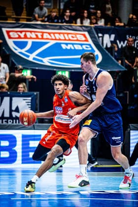 BB 1BL Men s Syntainics MBC vs. Ratiopharm Ulm, Meissa Faye (Ratiopharm Ulm) during the 2026–2027 season in the 1st EasyCredit Bundesliga on Matchday 4 between Syntainics MBC and Ratiopharm Ulm at the Stadthalle Weissenfels on October 3, 2026, in Weissenfels, Saxony-Anhalt, Germany