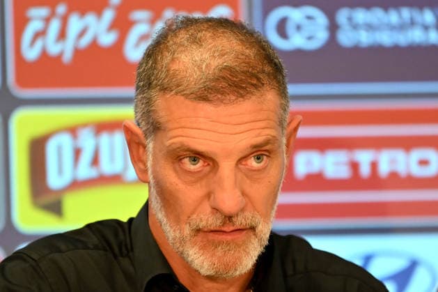 RIJEKA, CROATIA - OCTOBER 03: Slaven Bilic head coach of Croatia talking in press conference, PK, Pressekonferenz after the UEFA Nations League, League A Group A3, match between Croatia and England at Stadion Rujevica, Rijeka on October 03, 2026 in Rijeka, Croatia. (Photo by Igor Kupljenik Sports Press Photo). Copyright: xIgorxKupljenikx xSPPx Sportspressphoto_SPR244719