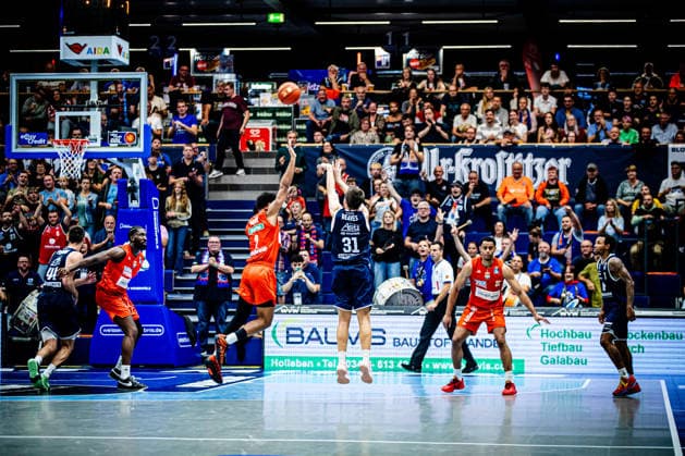 BB 1BL Men s Syntainics MBC vs. Ratiopharm Ulm during the 2026–2027 season in the 1 EasyCredit Bundesliga on Matchday 4 between Syntainics MBC and Ratiopharm Ulm at the Stadthalle Weissenfels on October 3, 2026, in Weissenfels, Saxony-Anhalt, Germany