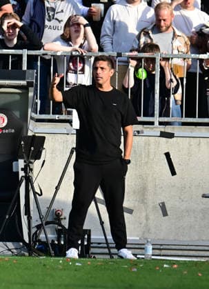 October 3, 2026, GER Soccer, Men, Bundesliga, Friendly Match, 2026–2027 Season, Hamburg, FC St. Pauli vs. Borussia Mönchengladbach, Coach Marcel Rapp, Pauli, DFB, DFL regulations prohibit any use of photographs as image sequences and or quasi-video, Hamburg, Millerntorstadion, Hamburg, Germany Copyright: xnordphotoxGmbH xWitkex