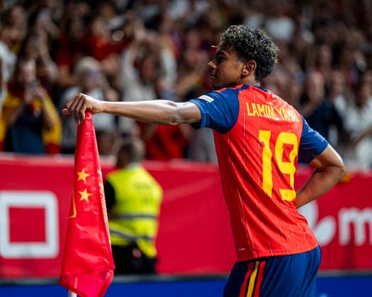 Spain v Czechia - UEFA Nations League 2026 27 Group A3 MD3 OVIEDO, SPAIN - OCTOBER 3: Lamine Yamal of Spain celebrates his goal during the UEFA Nations League 2026 27 group phase match between Spain and Czechia at Estadio Carlos Tartiere on October 3, 2026 in Oviedo, Spain. Oviedo Estadio Carlos Tartiere Oviedo Spain Copyright: xAlbertoxGardinx AGardin_20261003_Foot_Spa_Cze_0142