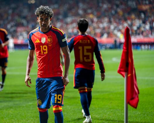 Spain v Czechia - UEFA Nations League 2026 27 Group A3 MD3 OVIEDO, SPAIN - OCTOBER 3: Lamine Yamal of Spain celebrates his goal during the UEFA Nations League 2026 27 group phase match between Spain and Czechia at Estadio Carlos Tartiere on October 3, 2026 in Oviedo, Spain. Oviedo Estadio Carlos Tartiere Oviedo Spain Copyright: xAlbertoxGardinx AGardin_20261003_Foot_Spa_Cze_0144
