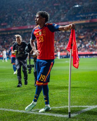 Spain v Czechia - UEFA Nations League 2026 27 Group A3 MD3 OVIEDO, SPAIN - OCTOBER 3: Lamine Yamal of Spain celebrates his goal during the UEFA Nations League 2026 27 group phase match between Spain and Czechia at Estadio Carlos Tartiere on October 3, 2026 in Oviedo, Spain. Oviedo Estadio Carlos Tartiere Oviedo Spain Copyright: xAlbertoxGardinx AGardin_20261003_Foot_Spa_Cze_0147